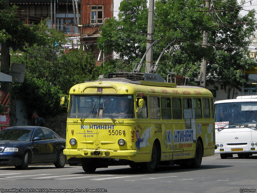 Trolleybus de Crimée, Škoda 9Tr19 N°. 5506