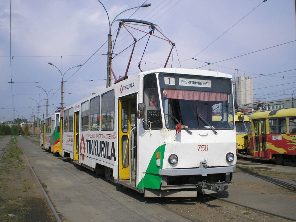 Екатеринбург, Tatra T6B5SU № 750