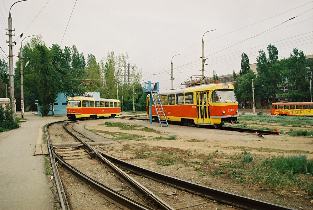 Волгоград, Tatra T3SU (двухдверная) № 2670; Волгоград, Tatra T3SU (двухдверная) № 2607
