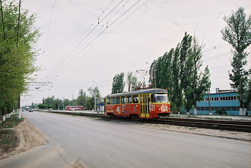 Volgograd, Tatra T3SU (2-door) Nr. 3027