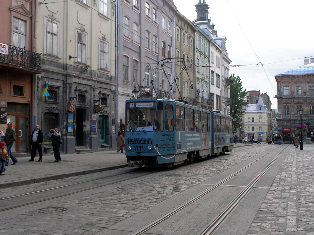 Львов, Tatra KT4SU № 1141