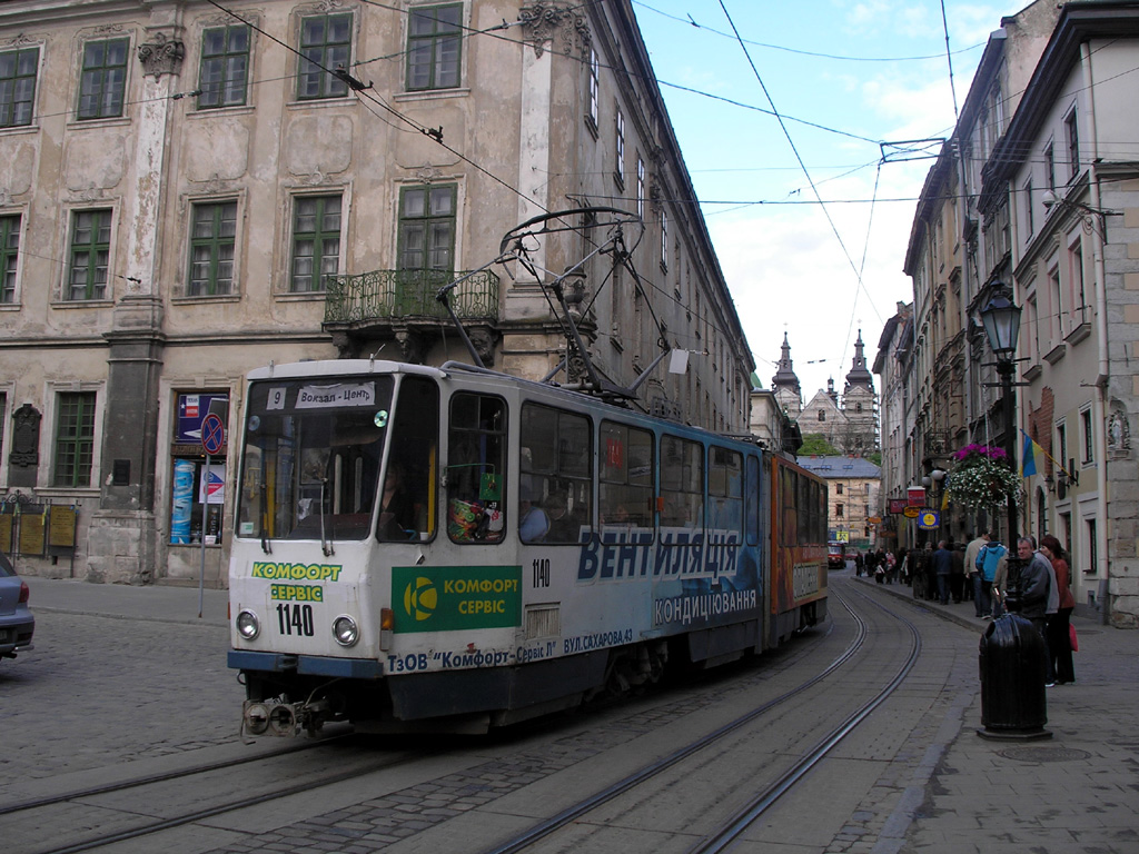 Львов, Tatra KT4SU № 1140