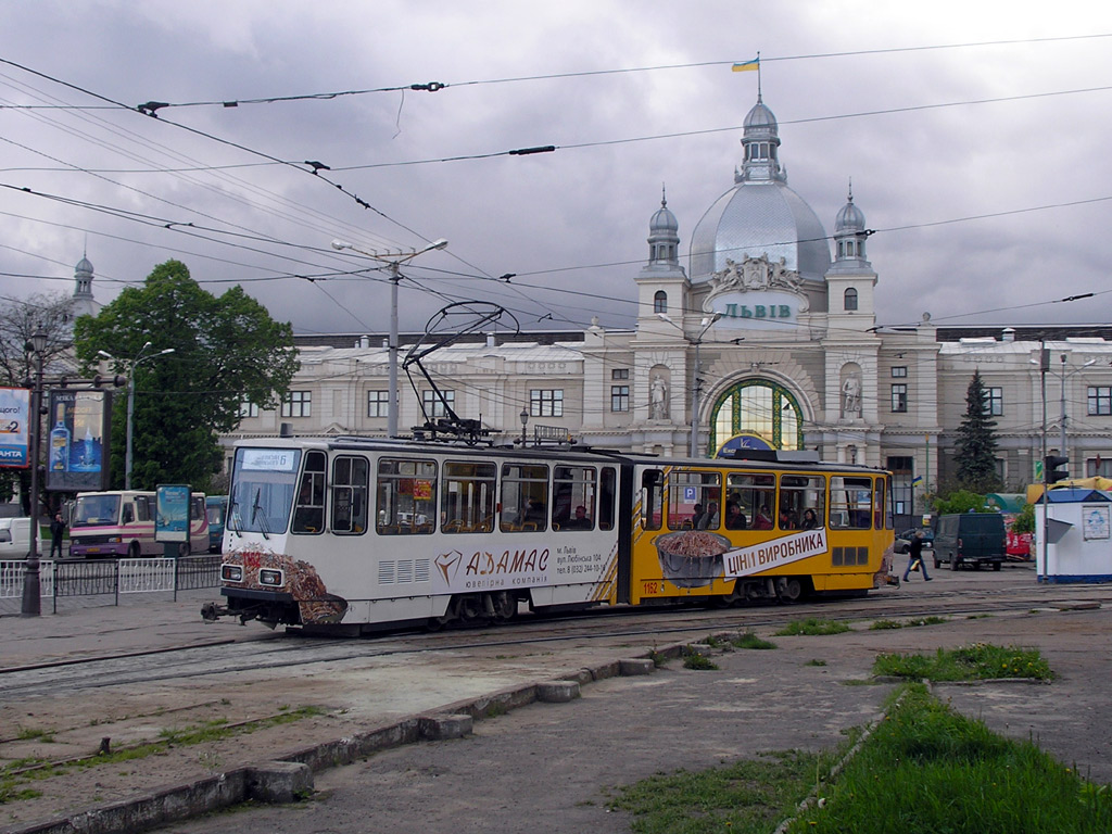 Львов, Tatra KT4D № 1162