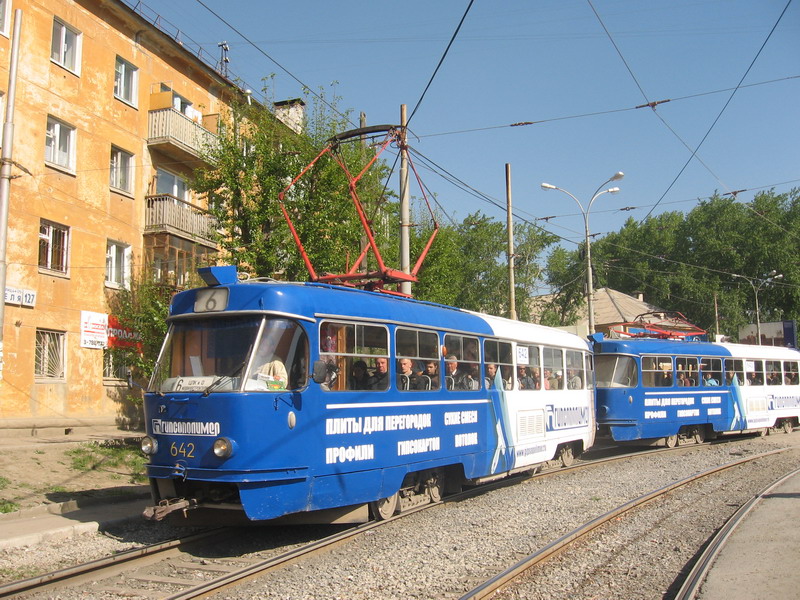 Екатеринбург, Tatra T3SU № 642