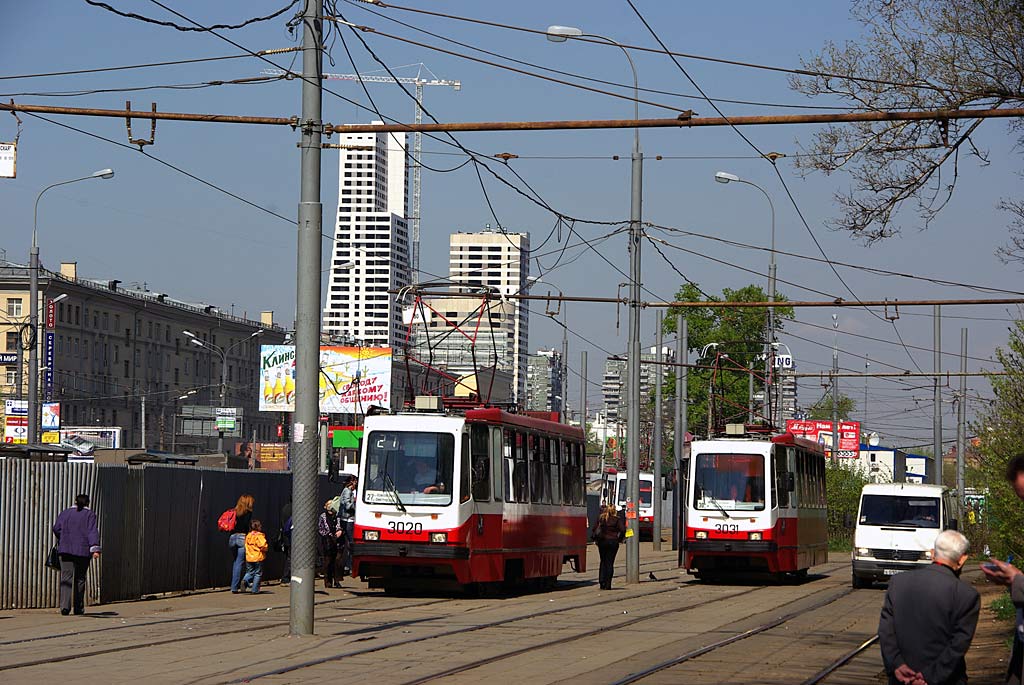 Москва, 71-134А (ЛМ-99АЭ) № 3020; Москва, 71-134А (ЛМ-99АЭ) № 3031