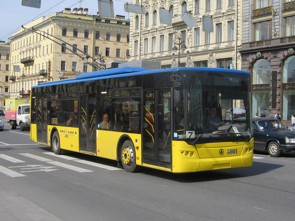 Санкт-Петербург, ЛАЗ E183D1 № 3001