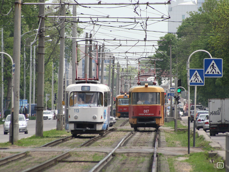 Krasznodar, Tatra T3SU — 113; Krasznodar, Tatra T3SU — 087 Krasznodar, Tatra T3SU — 113; Krasznodar, Tatra T3SU — 087