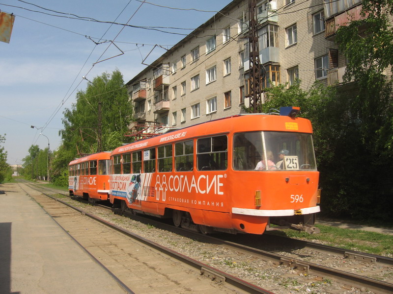 Екатеринбург, Tatra T3SU № 596 Екатеринбург, Tatra T3SU № 596