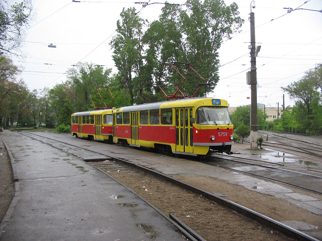 Волгоград, Tatra T3SU № 5759; Волгоград, Tatra T3SU № 5760