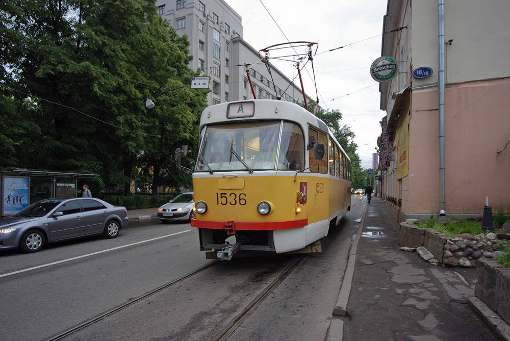 Moskva, Tatra T3SU č. 1536