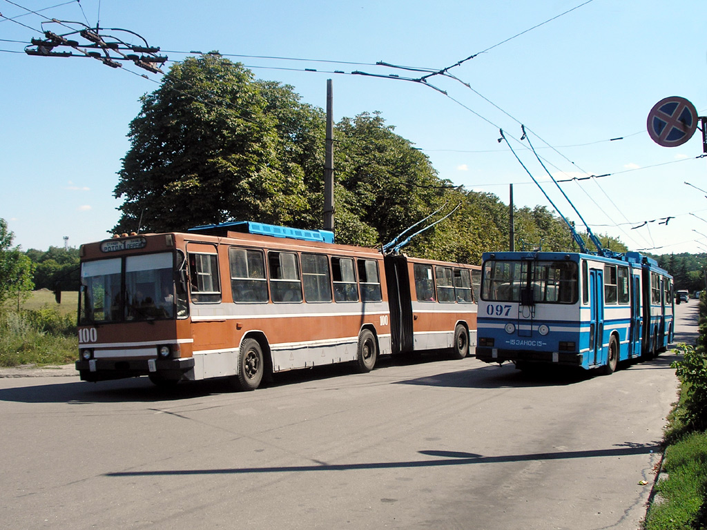 Белая Церковь, ЮМЗ Т1 № 100; Белая Церковь, ЮМЗ Т1 № 097 Белая Церковь, ЮМЗ Т1 № 100; Белая Церковь, ЮМЗ Т1 № 097