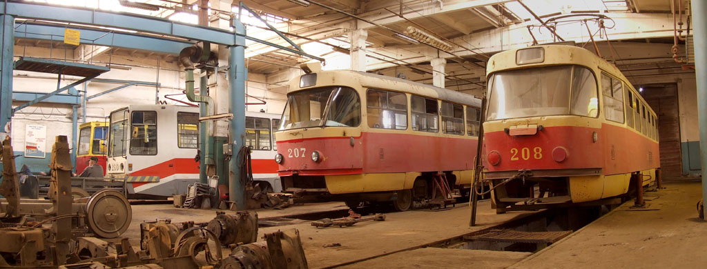 Тверь, Tatra T3SU № 208; Тверь — Трамвайное депо № 2 Тверь, Tatra T3SU № 208; Тверь — Трамвайное депо № 2