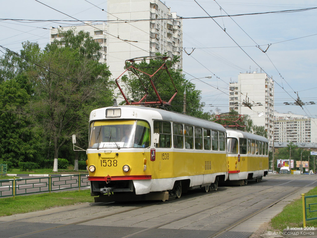 Москва, Tatra T3SU № 1538 Москва, Tatra T3SU № 1538