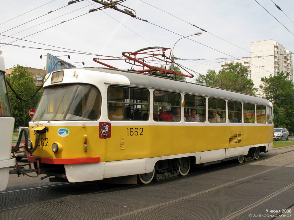 Москва, Tatra T3SU № 1662 Москва, Tatra T3SU № 1662