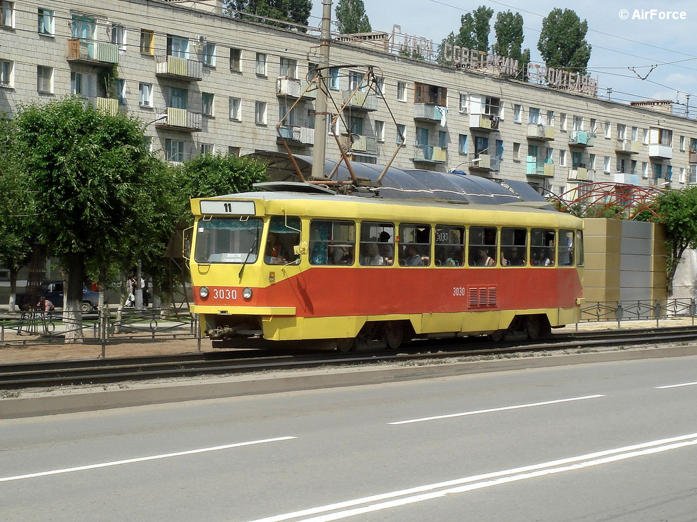 Волгоград, Tatra T3SU мод. ВЗСМ № 3030