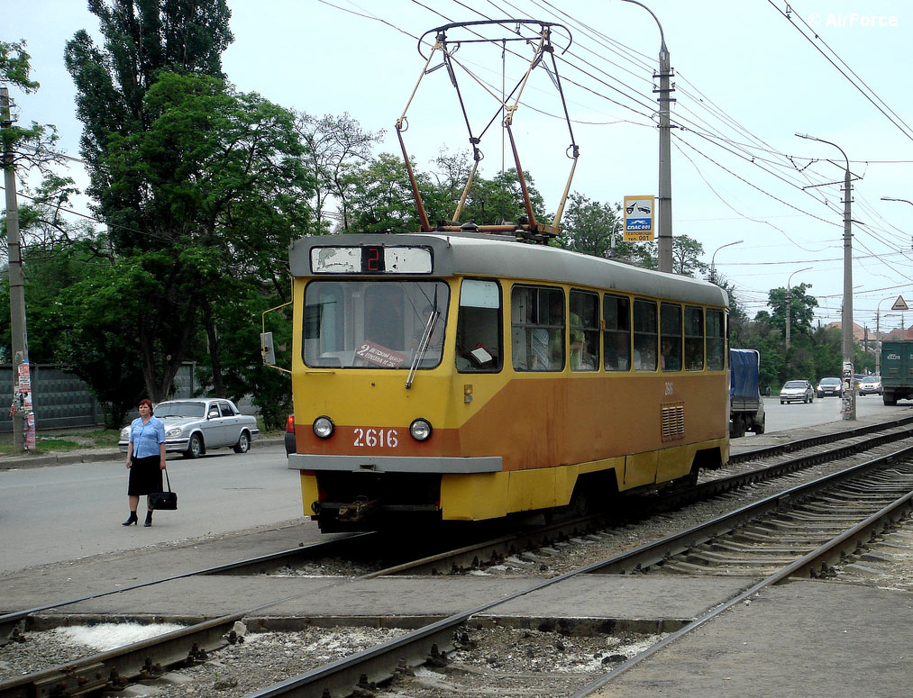 Волгоград, Tatra T3SU мод. ВЗСМ № 2616
