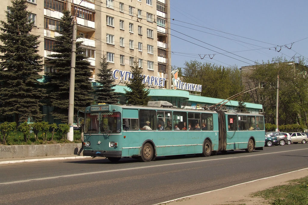 Тверь, ЗиУ-683Б [Б00] № 5; Тверь — Троллейбусные линии: Заволжский район