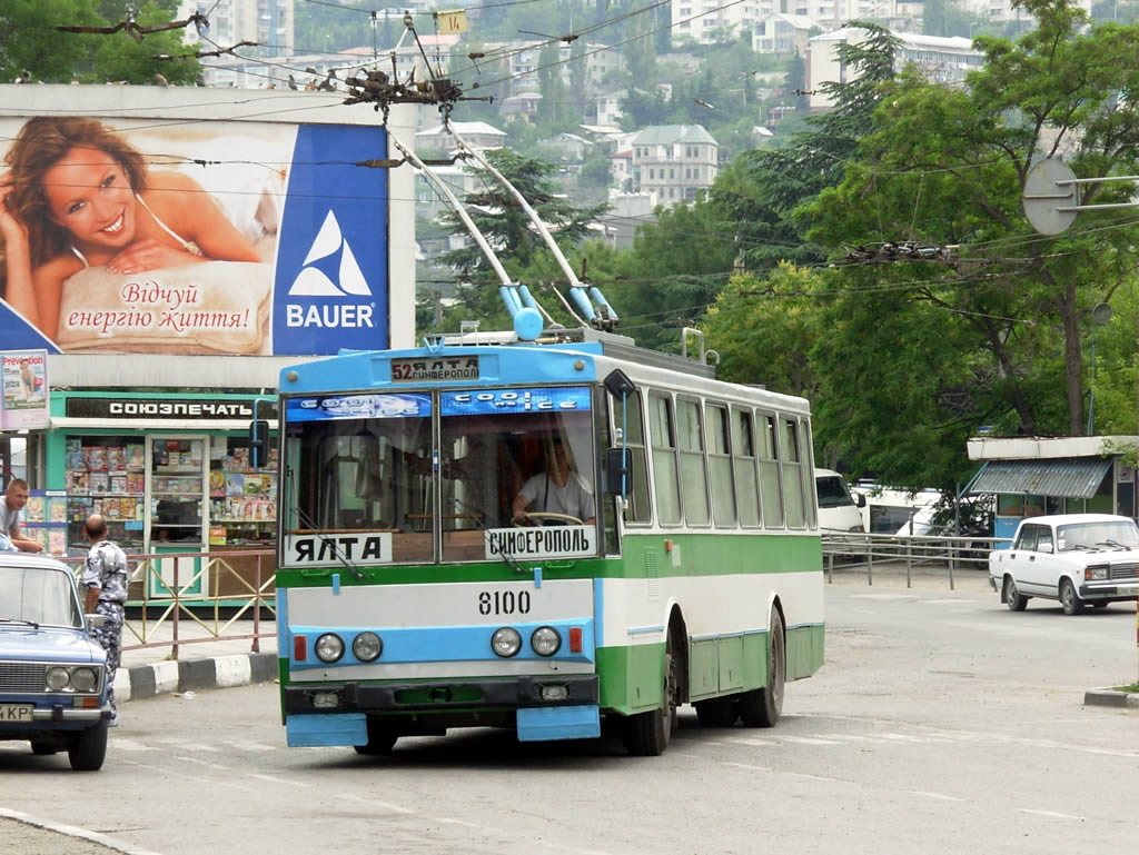 Krimski trolejbus, Škoda 14Tr89/6 č. 8100