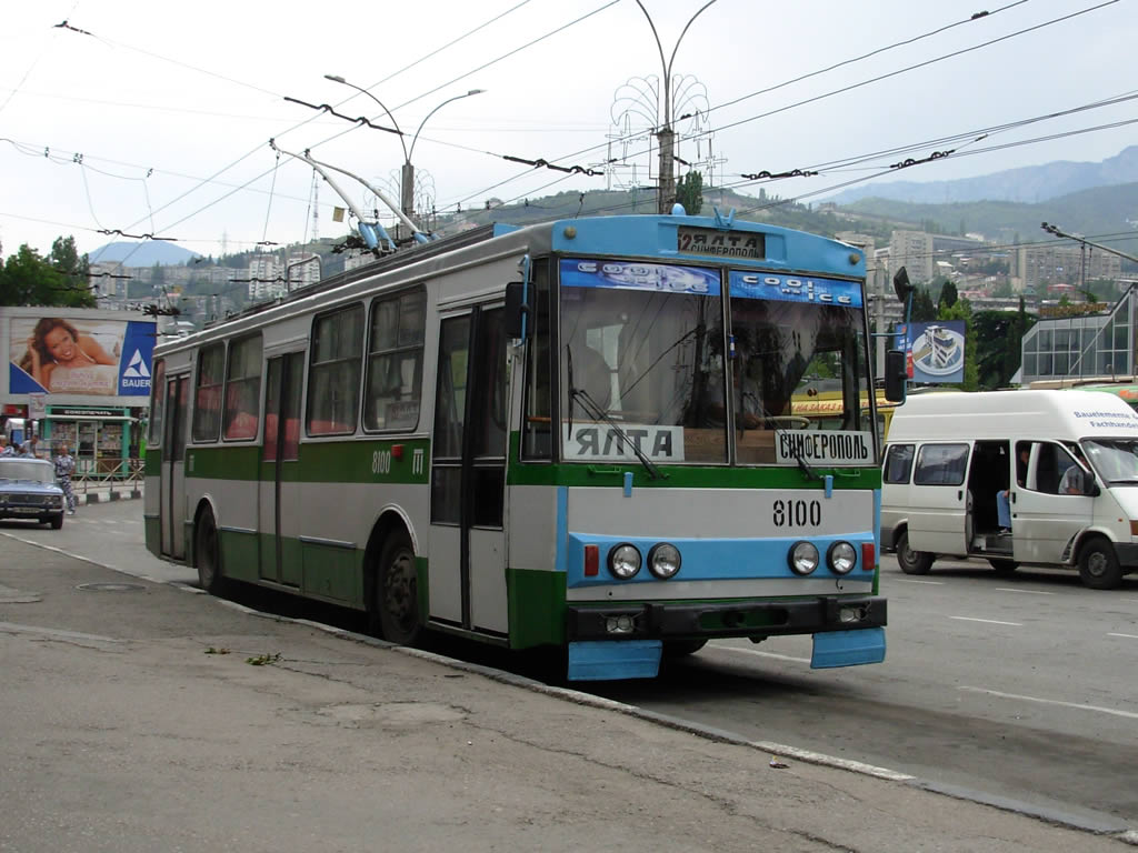 Krimmi trollid (Simferopol - Alušta - Jalta), Škoda 14Tr89/6 № 8100