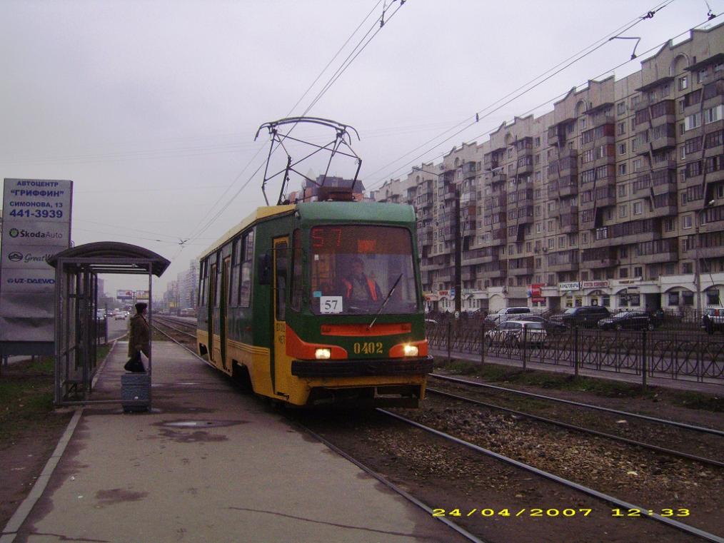 Санкт-Петербург, 71-134К (ЛМ-99К) № 0402 Санкт-Петербург, 71-134К (ЛМ-99К) № 0402