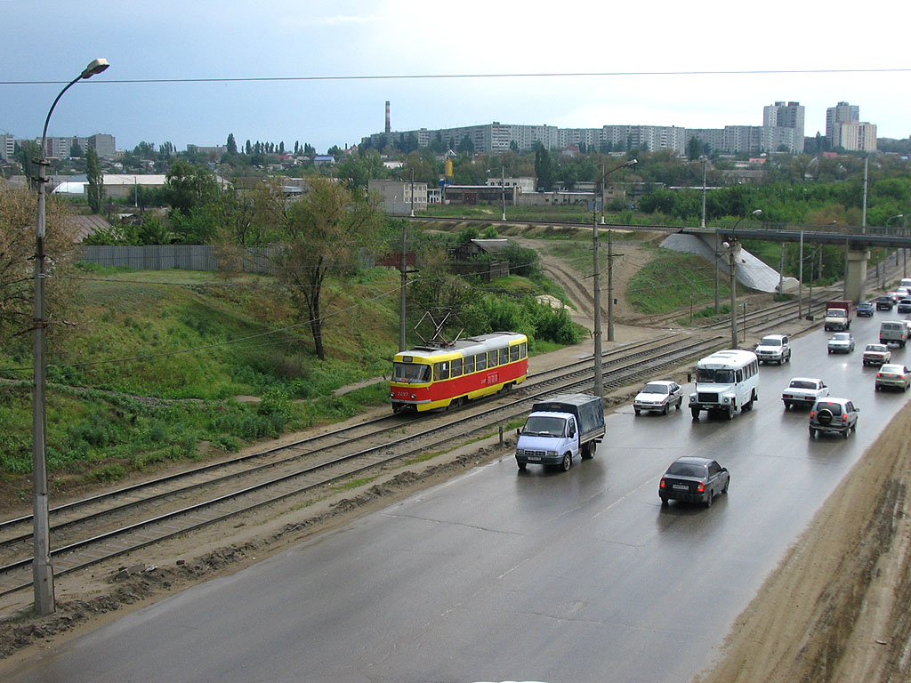 Волгоград, Tatra T3SU (двухдверная) № 2497