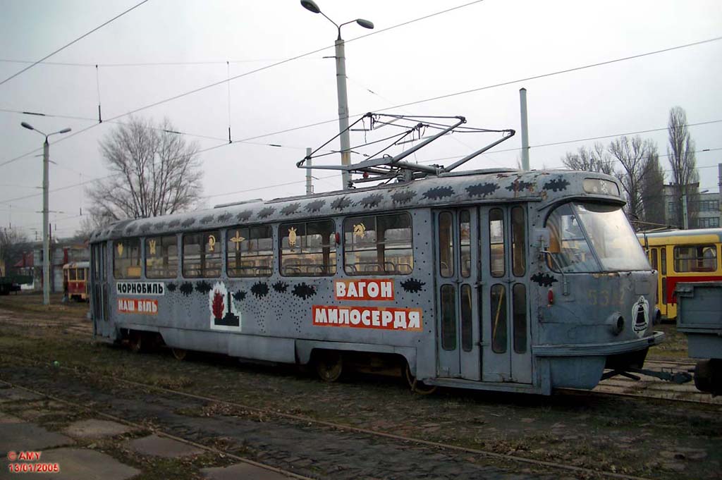 Киев, Tatra T3SU (двухдверная) № 5332
