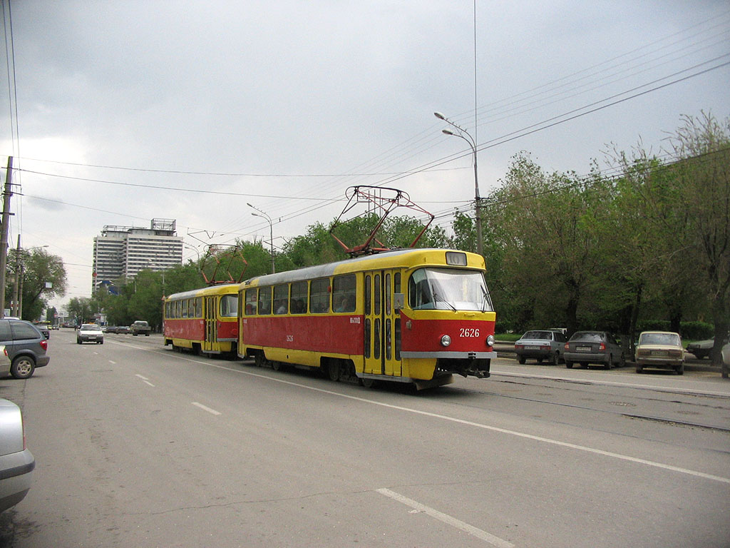 Volgograd, Tatra T3SU (2-door) # 2626; Volgograd, Tatra T3SU (2-door) # 2627 Volgograd, Tatra T3SU (2-door) # 2626; Volgograd, Tatra T3SU (2-door) # 2627