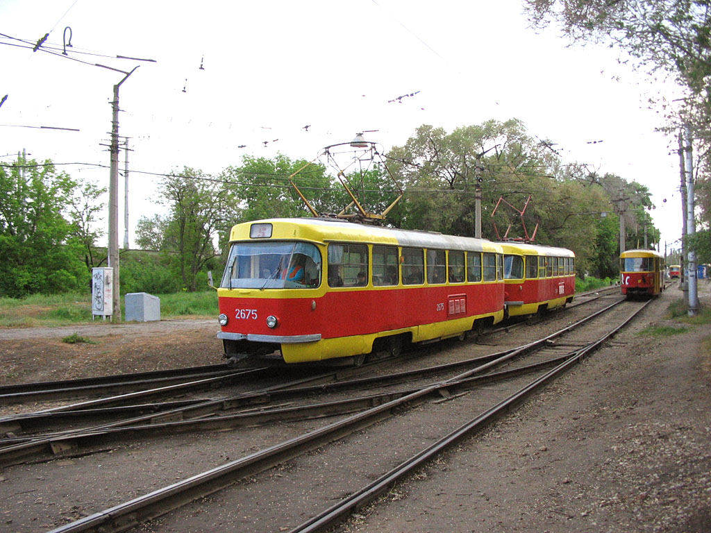 Волгоград, Tatra T3SU (двухдверная) № 2675