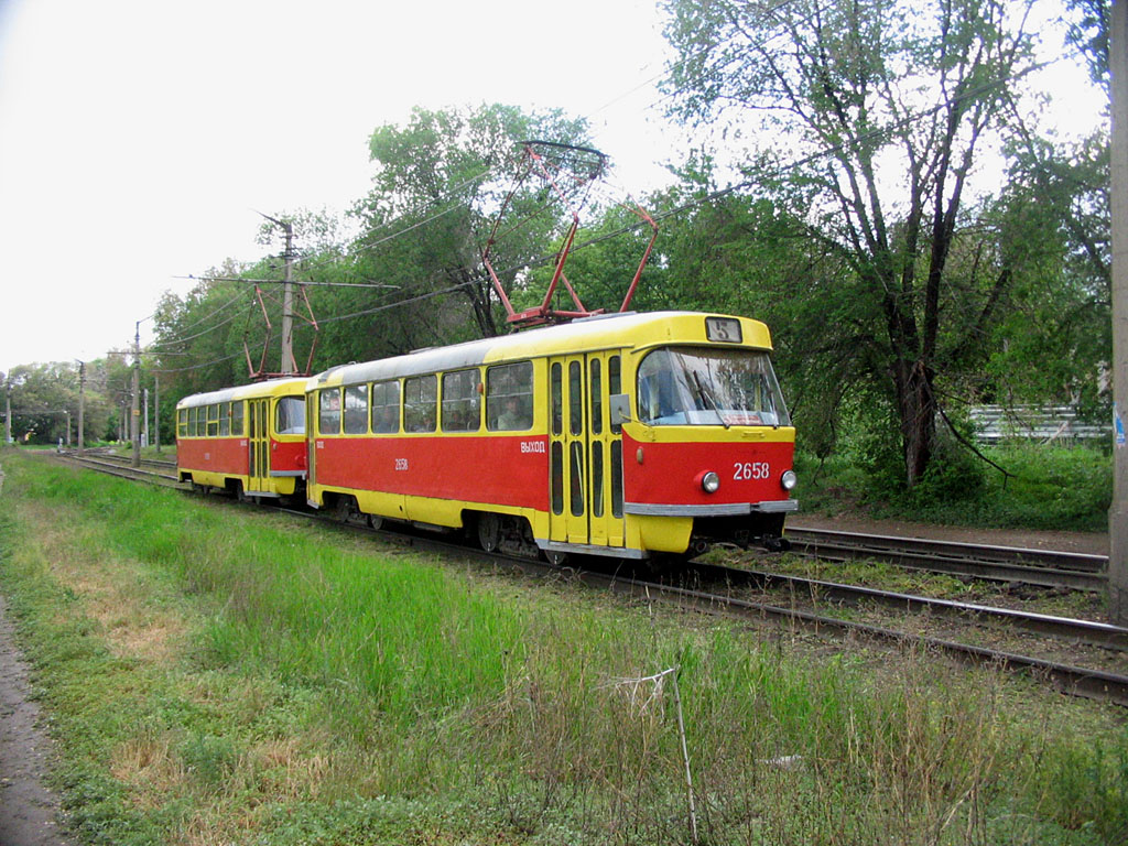 Volgograd, Tatra T3SU (2-door) № 2658; Volgograd, Tatra T3SU (2-door) № 2659