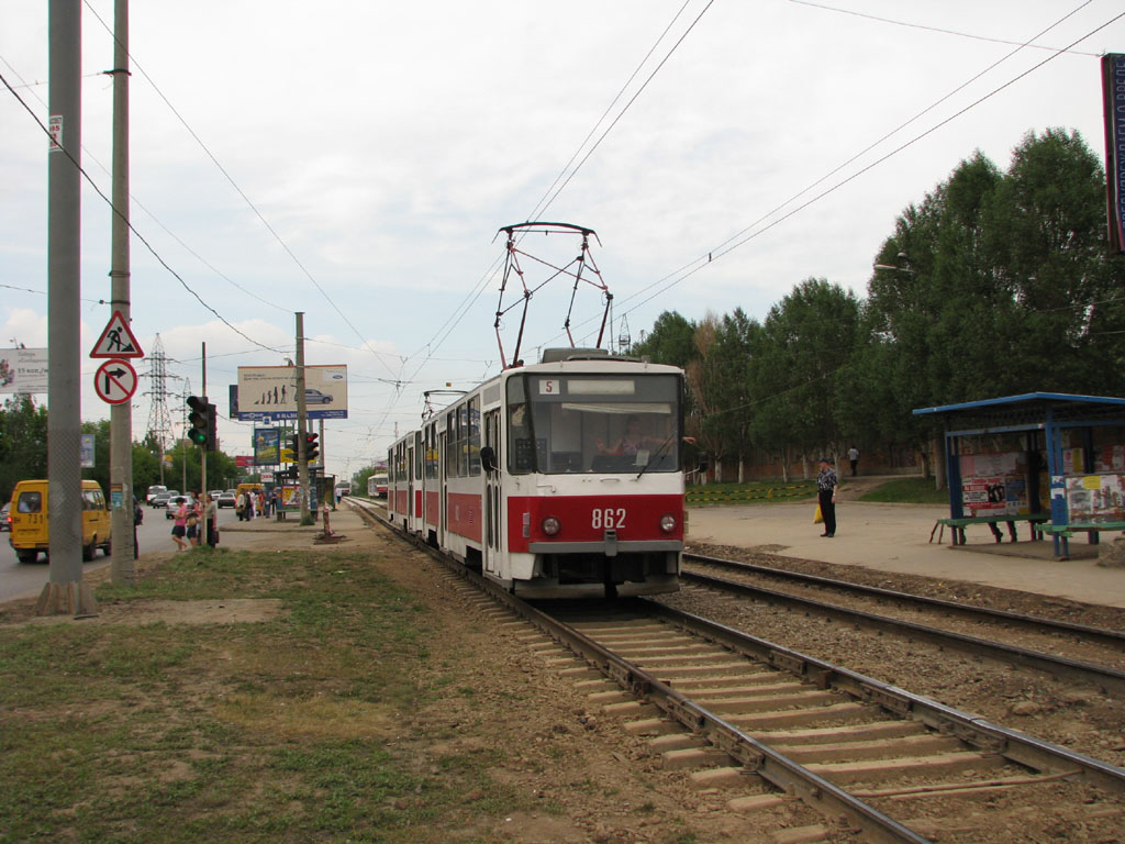 Самара, Tatra T6B5SU № 862