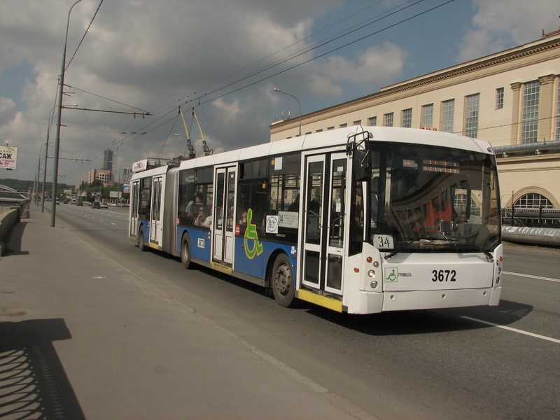 Москва, Тролза-6206.00 «Мегаполис» № 3672