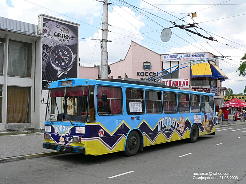 Krimmi trollid (Simferopol - Alušta - Jalta), Škoda 14Tr11/6 № 4013