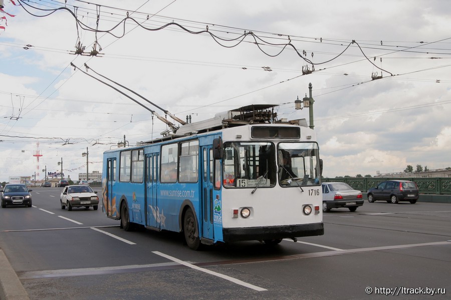 Санкт-Петербург, ЗиУ-682В-012 [В0А] № 1716