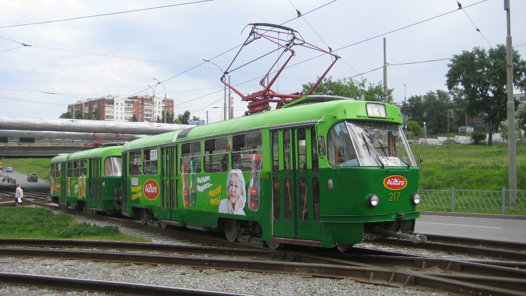 Екатеринбург, Tatra T3SU № 217