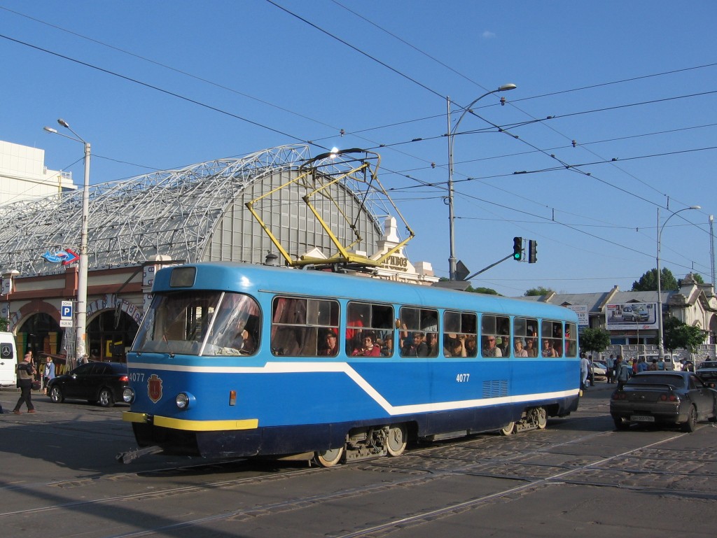 Одесса, Tatra T3R.P № 4077