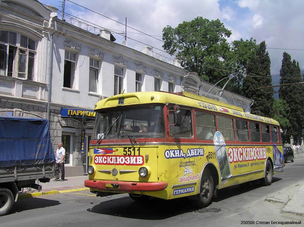 Крымский троллейбус, Škoda 9Tr19 № 5511