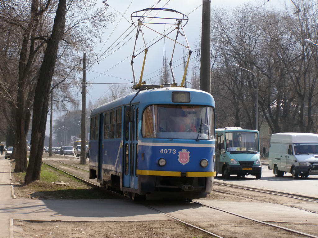 Одесса, Tatra T3R.P № 4073