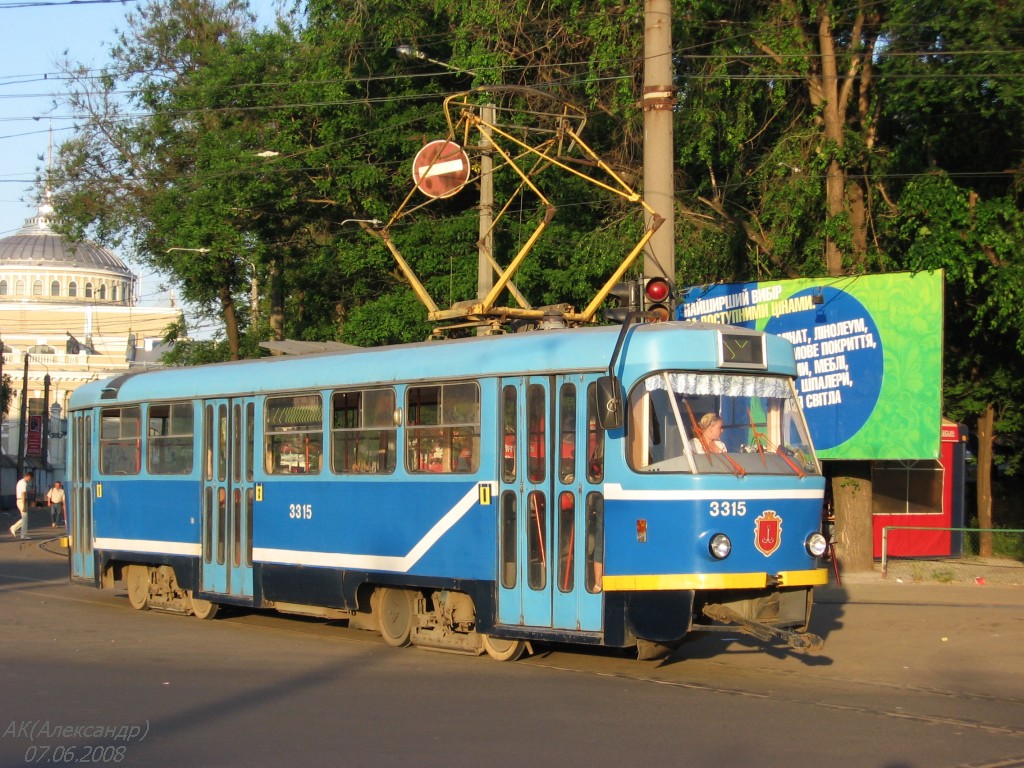 Одесса, Tatra T3R.P № 3315
