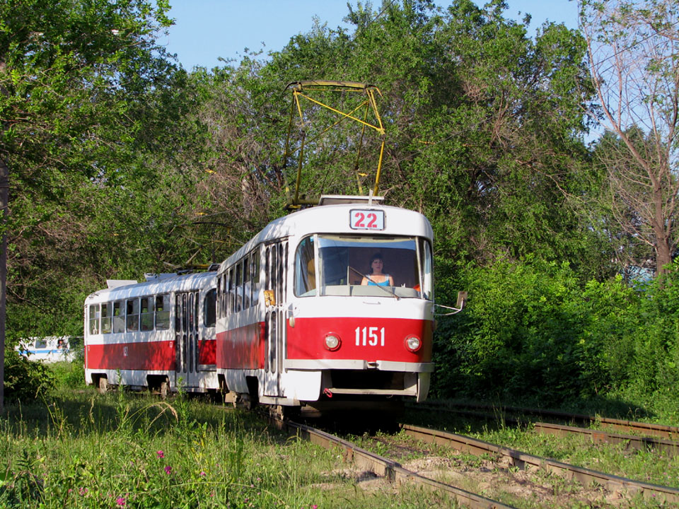 Самара, Tatra T3SU (двухдверная) № 1151
