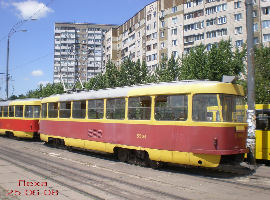Киев, Tatra T3SU № 5564