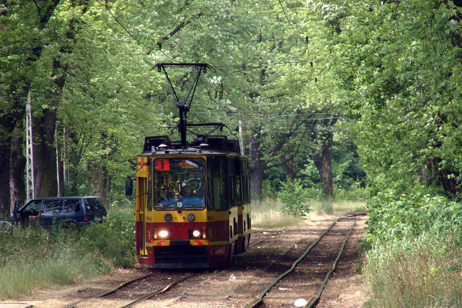 Лодзь, Konstal 805N Elin № 1368