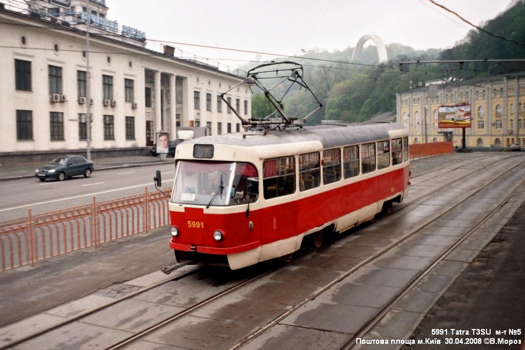 Киев, Tatra T3SU № 5991