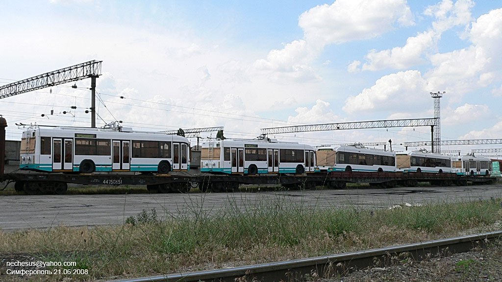 Крымский троллейбус — Троллейбусы без номеров