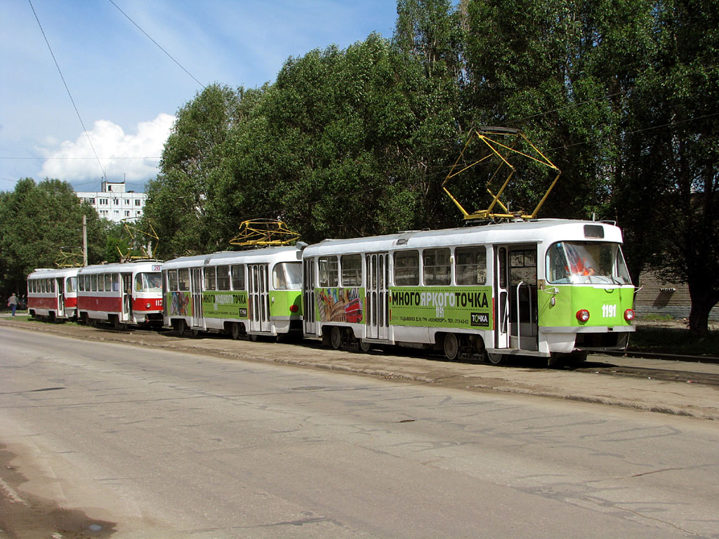 Самара, Tatra T3SU № 1191; Самара — Конечные станции и кольца (трамвай)