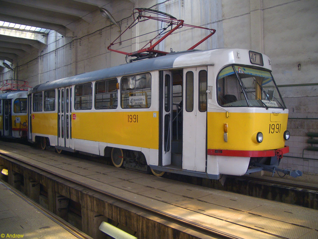 Москва, Tatra T3SU № 1991