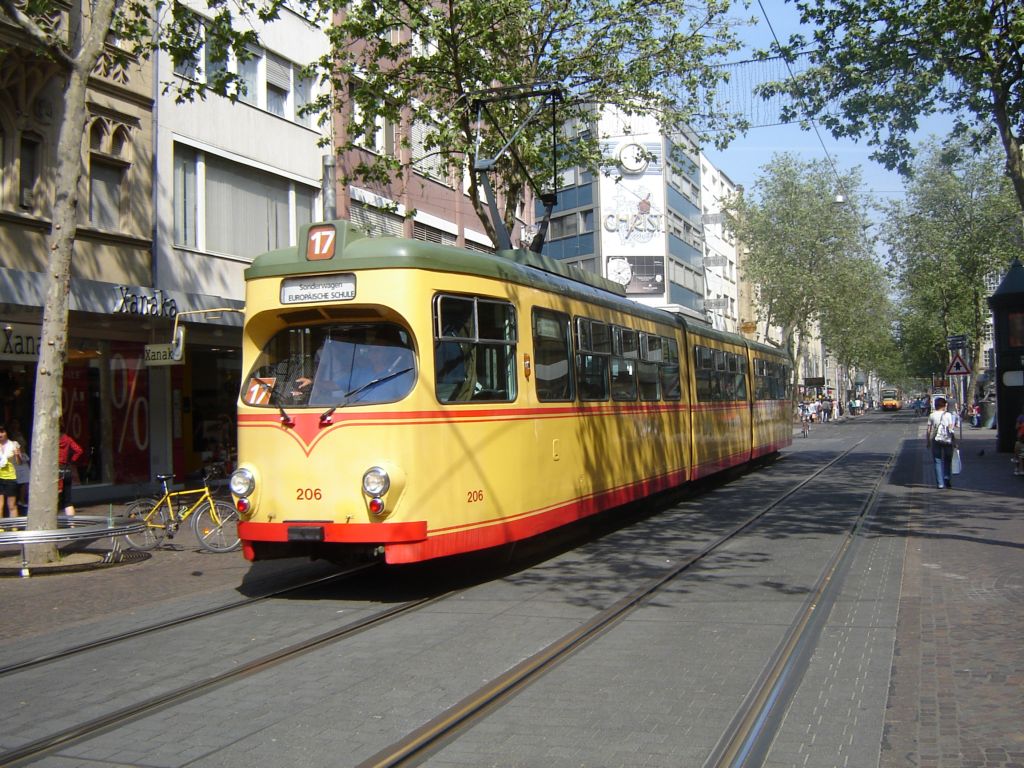 Карлсруэ, Waggon-Union GT8 № 206