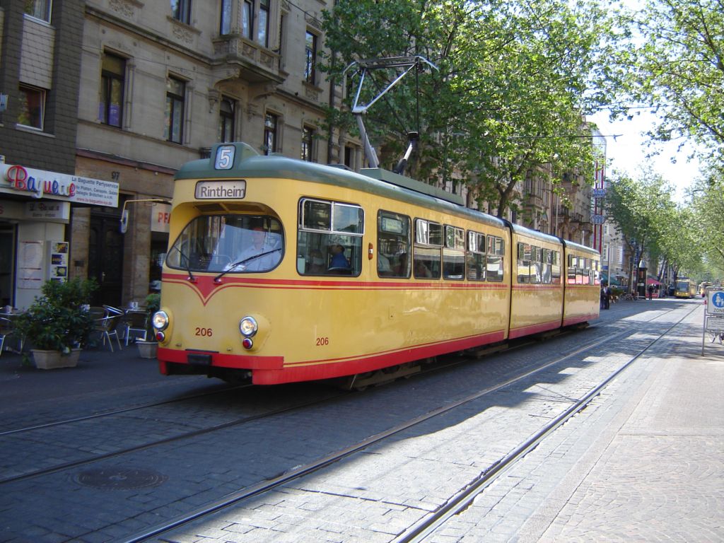 Карлсруэ, Waggon-Union GT8 № 206