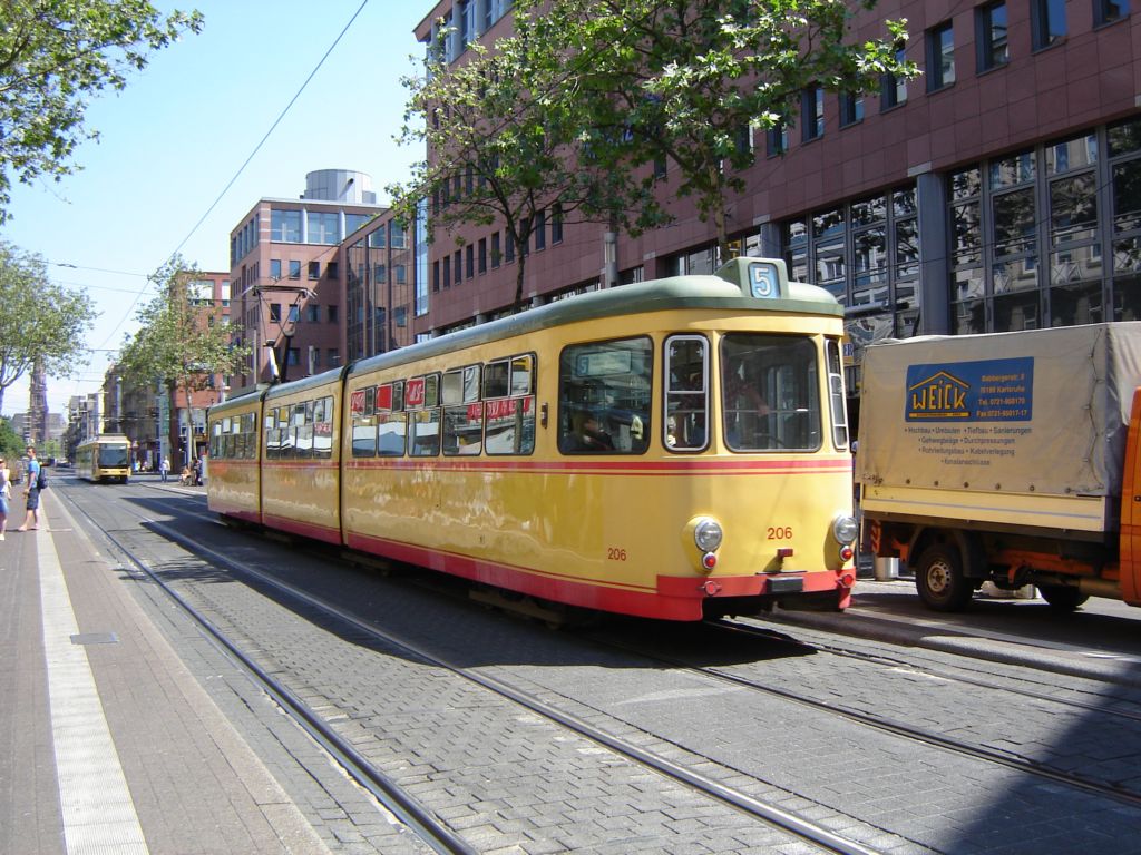 Карлсруэ, Waggon-Union GT8 № 206