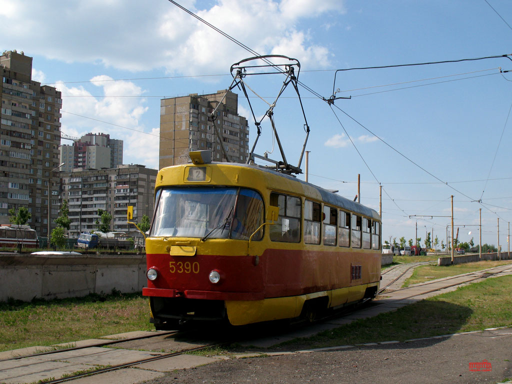 Киев, Tatra T3SU № 5390