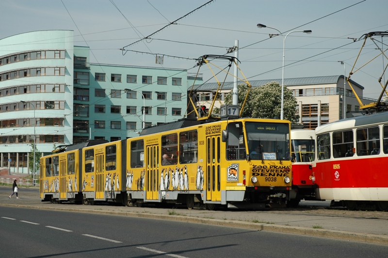 Прага, Tatra KT8D5 № 9038 Прага, Tatra KT8D5 № 9038